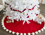 Tree Skirt Poms