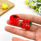 Mini Hair Clip Strawberry