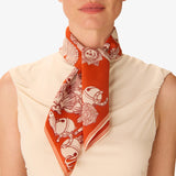 Scarf Octopus Red