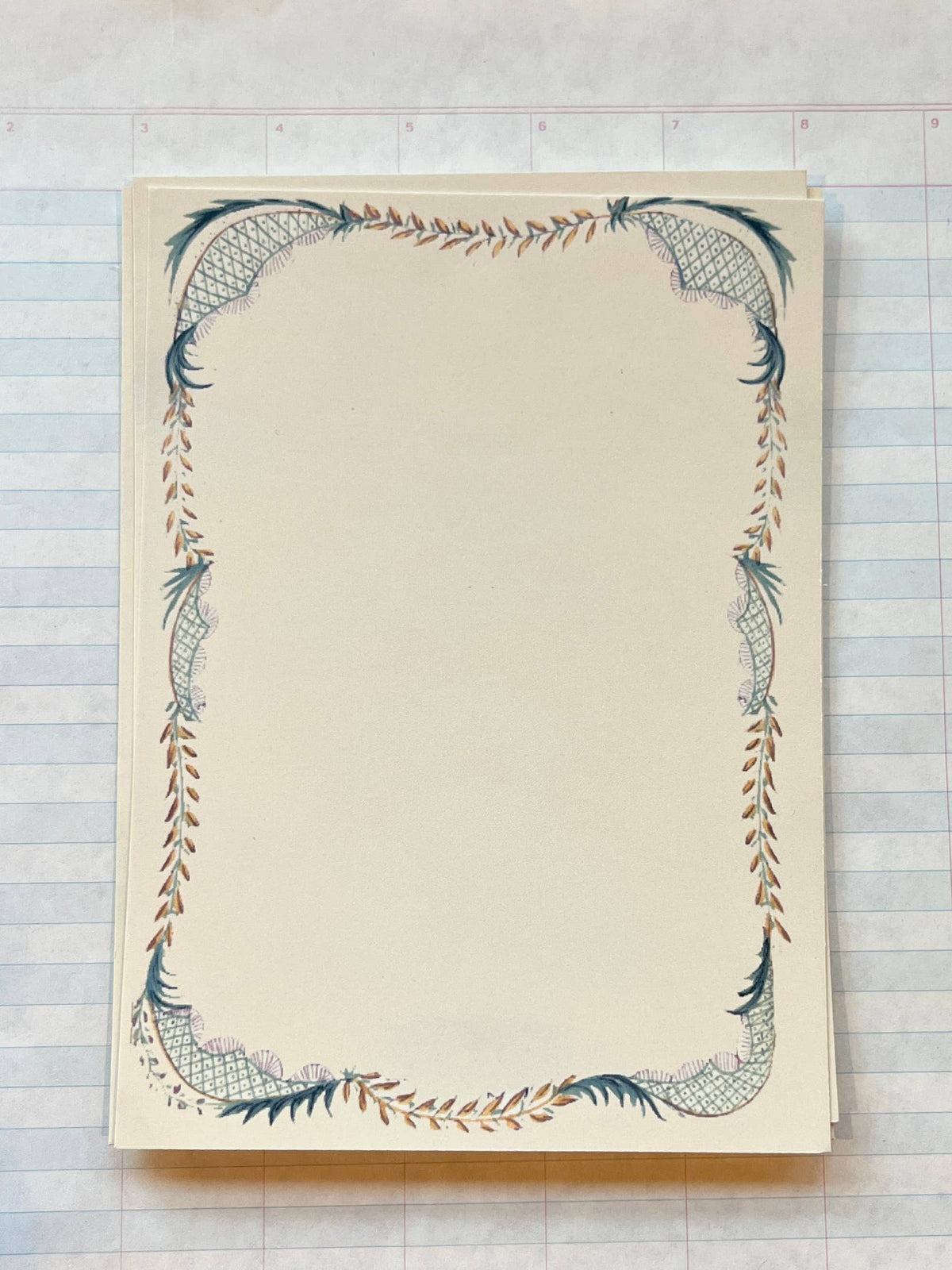 French Menu Stationery Set III: 7
