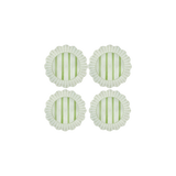 Cabana Stripe Melamine Dinner Plate Set of 4 Seagrass Stripe