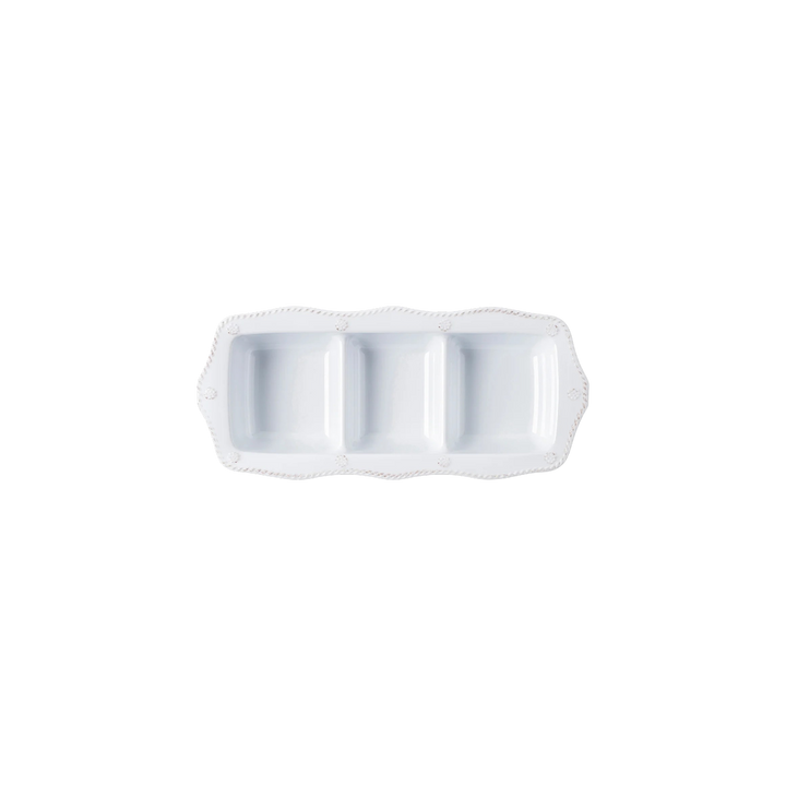 Berry & Thread Melamine Three Section Server