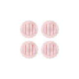 Cabana Stripe Melamine Salad Plate Set of 4 Coral Stripe