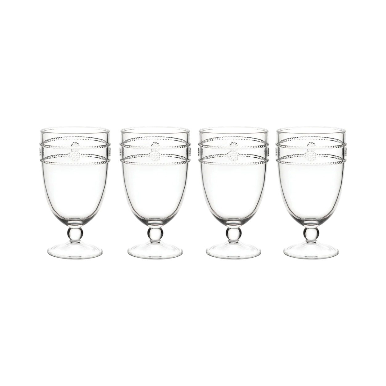 Isabella Acrylic Goblet Set 4