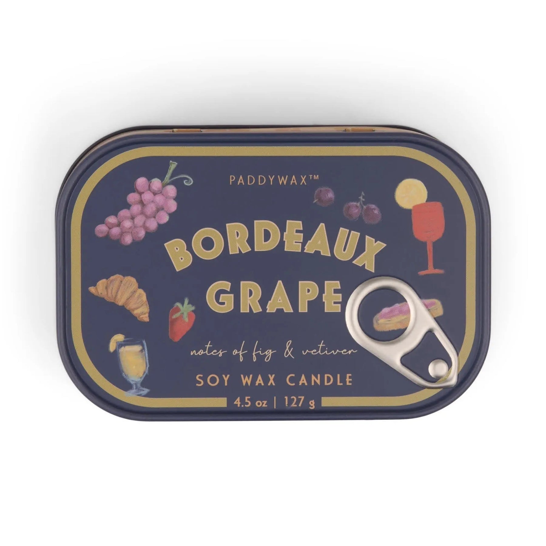 Tin Candle Bordeaux Grape