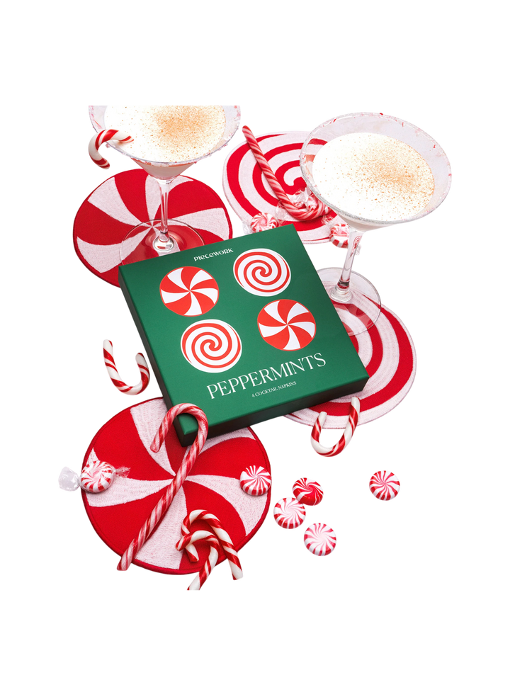 Peppermint Cocktail Napkins
