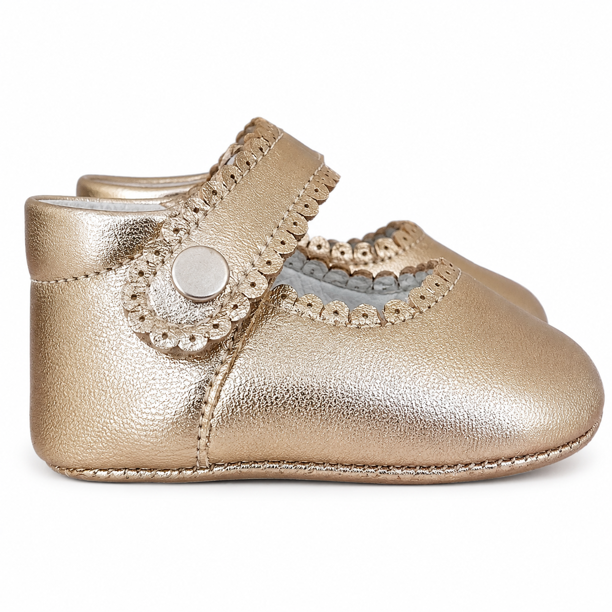 Baby Shoe Mary Jane in Gold
