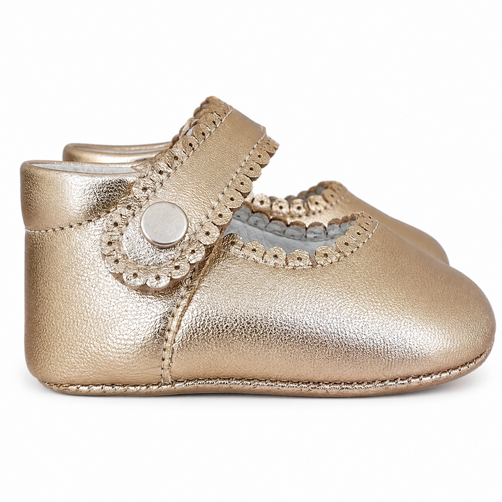 Baby Shoe Mary Jane in Gold