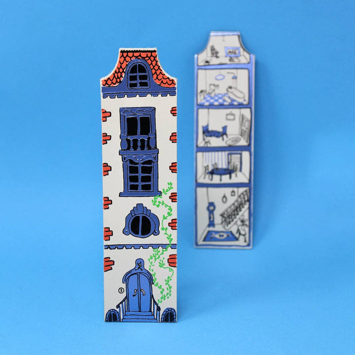 Dolls House Bookmark Cream