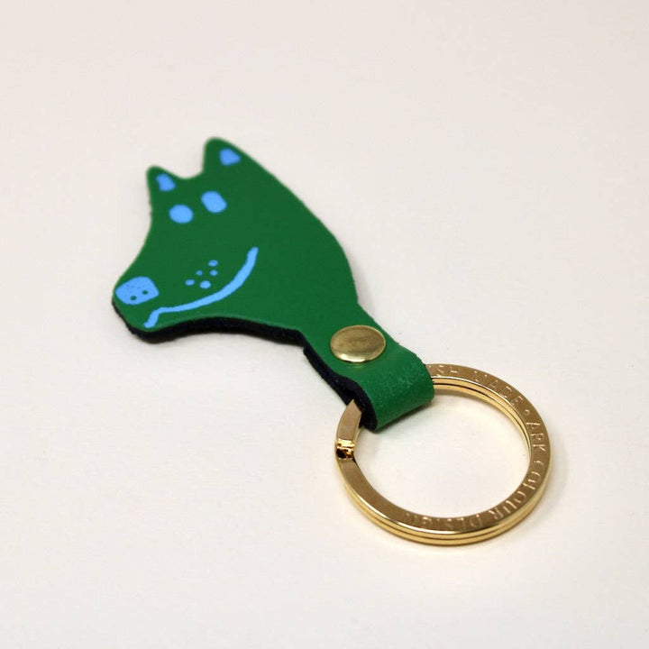 Key Chain Dog Green