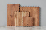 Scalloped Cutting Board Medium Square