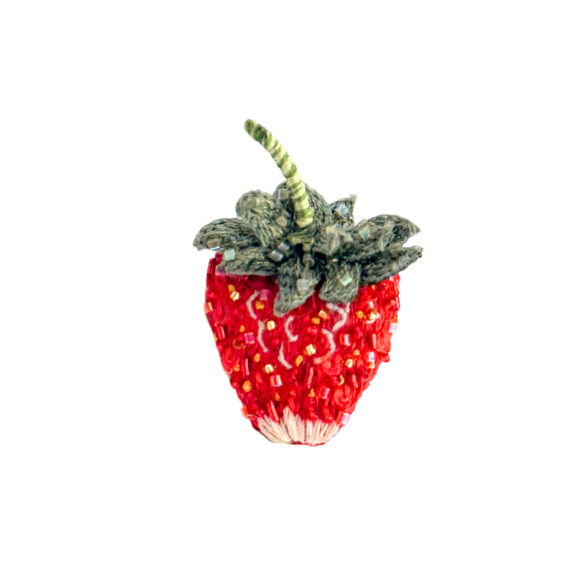 Brooch Strawberry Sparkle
