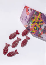 Sour Blackberry Fish Swedish Candy 5.2oz
