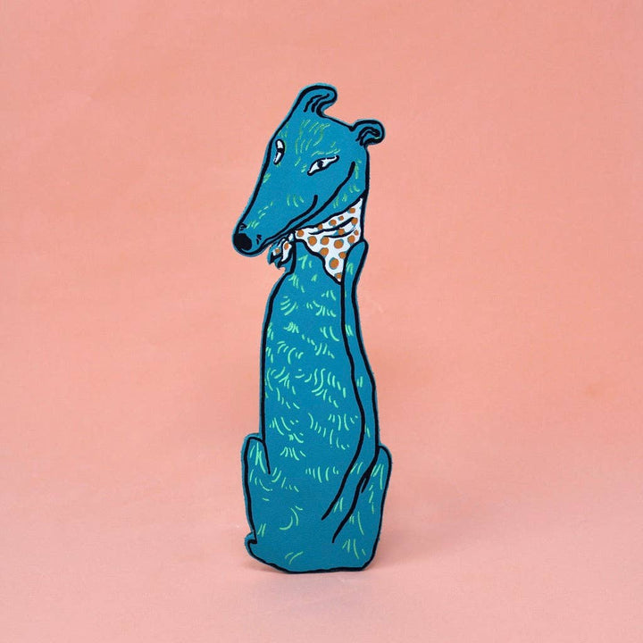 Dog Tails Bookmark Turquoise