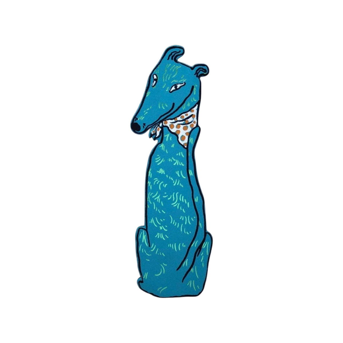 Dog Tails Bookmark Turquoise