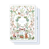 Baby Milestone Cards Woodland Blue