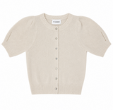 Sheila Puff Cardi Ivory