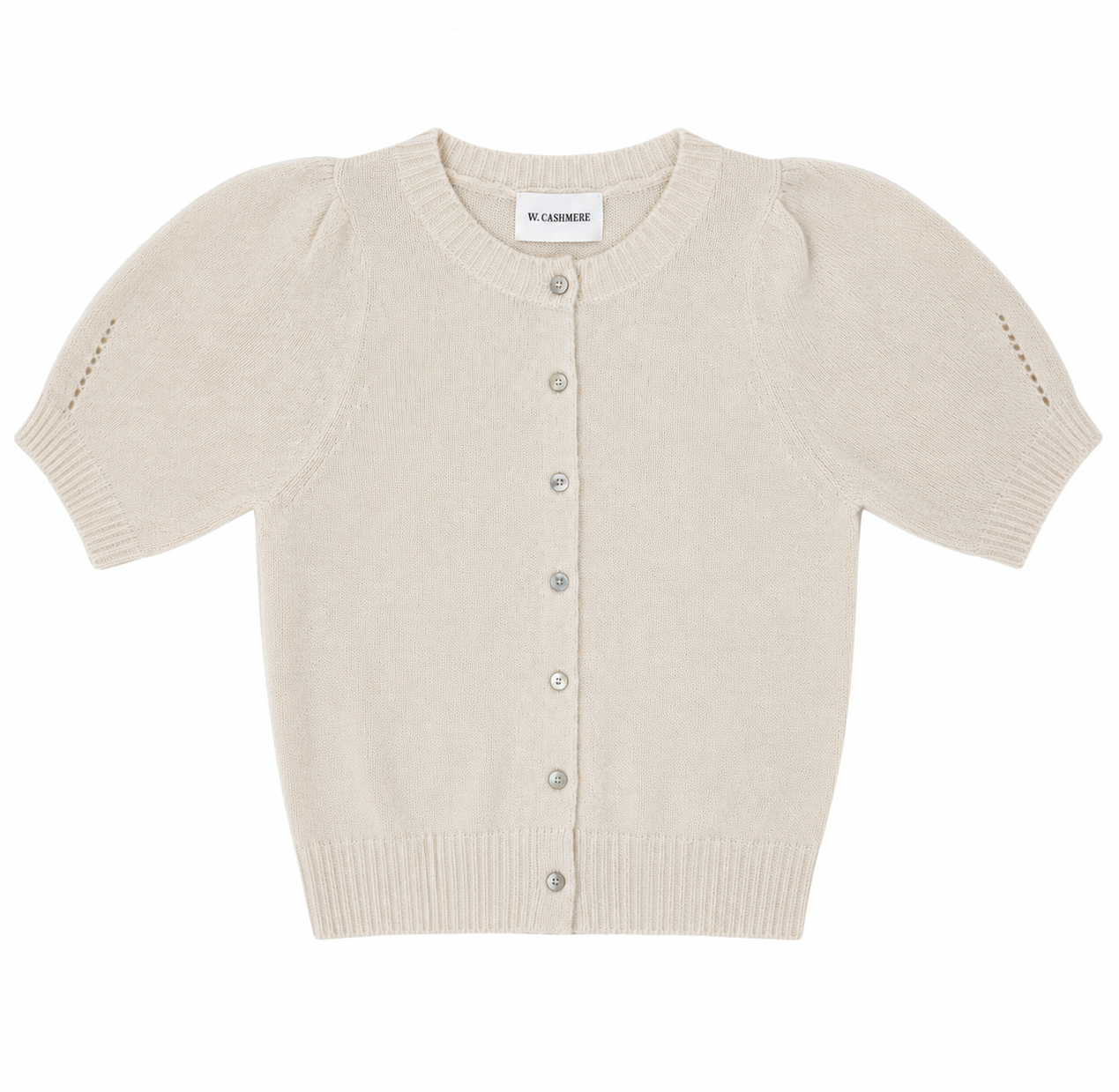 Sheila Puff Cardi Ivory