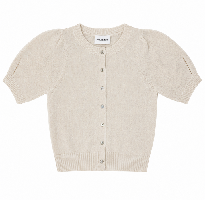 Sheila Puff Cardi Ivory