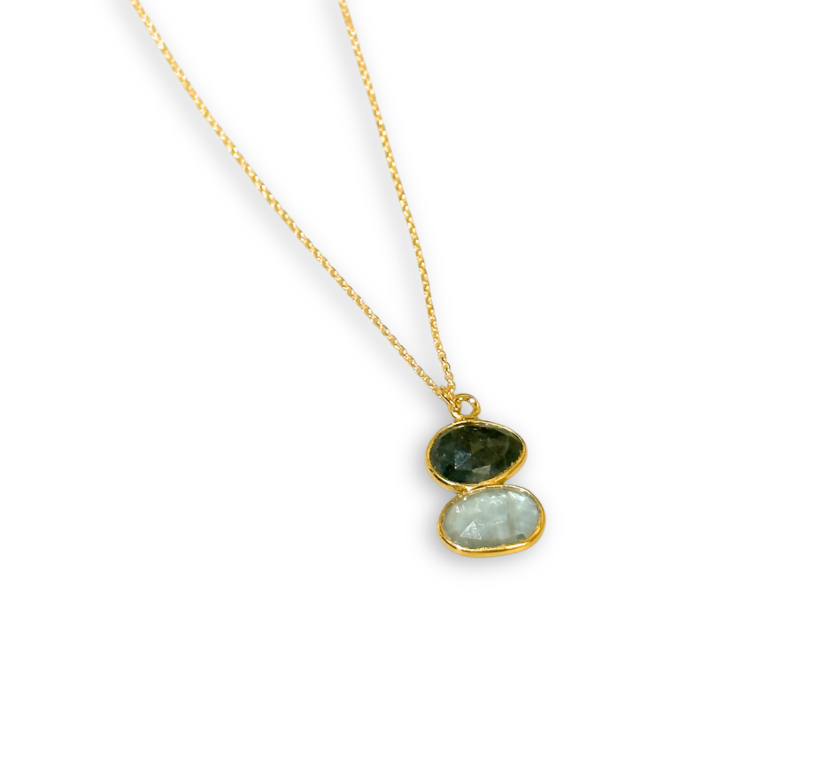 Petite Namaste Kyanite Necklace