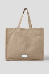 Sand Beige Canvas Tote