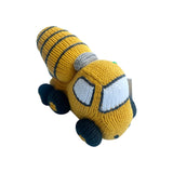 Knitted Mixer Truck Rattle Toy