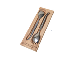 Laguiole Salad Set Stainless Steel Platine