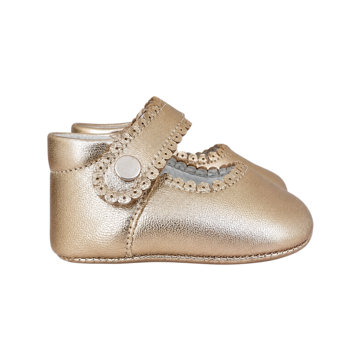 Baby Shoe Mary Jane in Gold