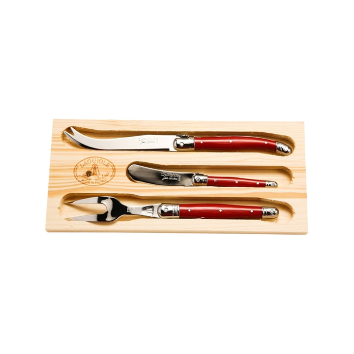 Jean Dubost Cheese Set Red