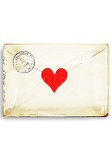 Decoupage Tray French Envelope