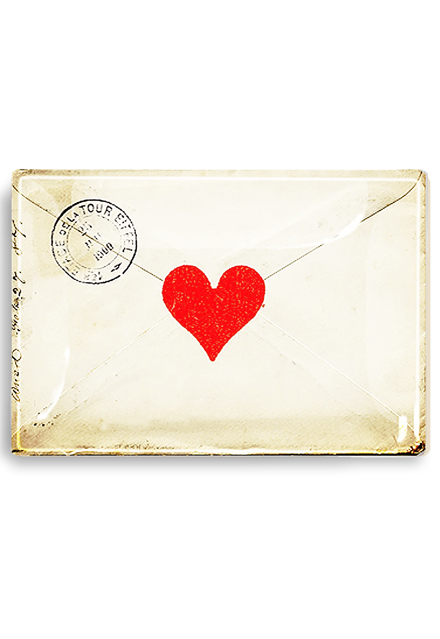 Decoupage Tray French Envelope
