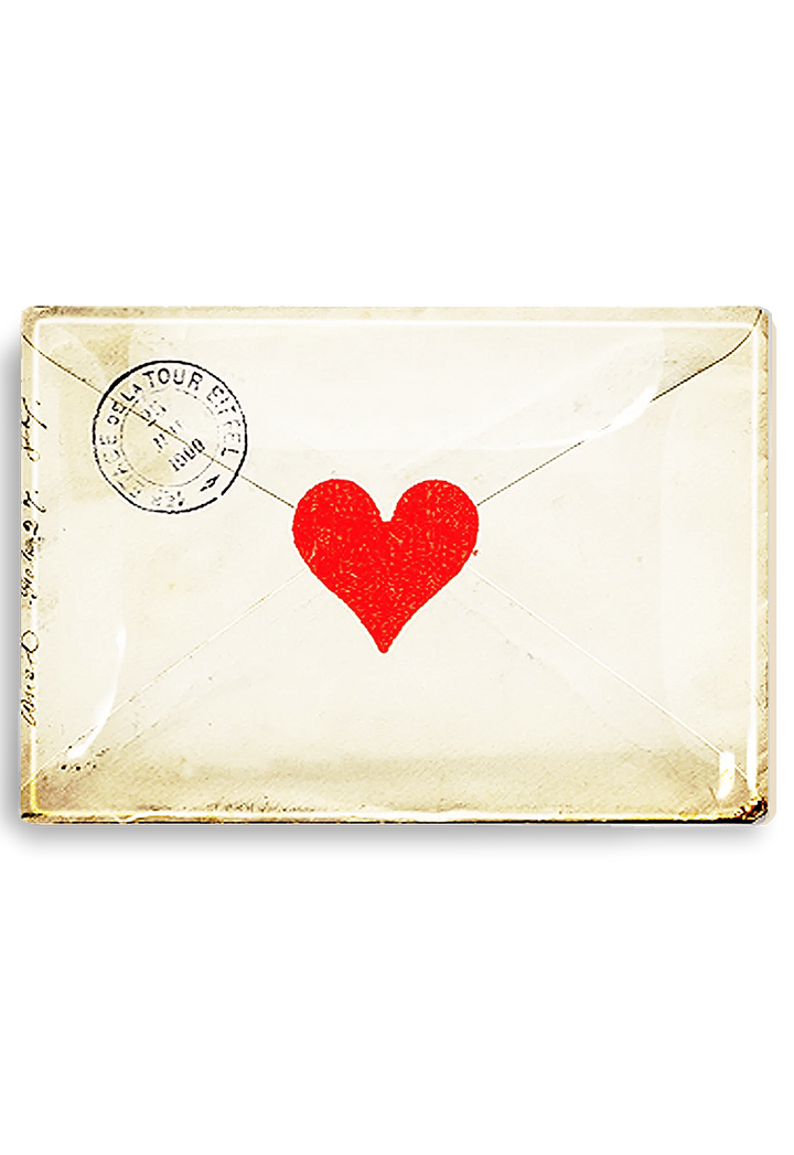 Decoupage Tray French Envelope