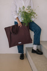 Eggplant Purple Canvas Tote
