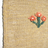 Village Scene Kilim Rug
