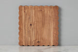 Scalloped Cutting Board Large Square