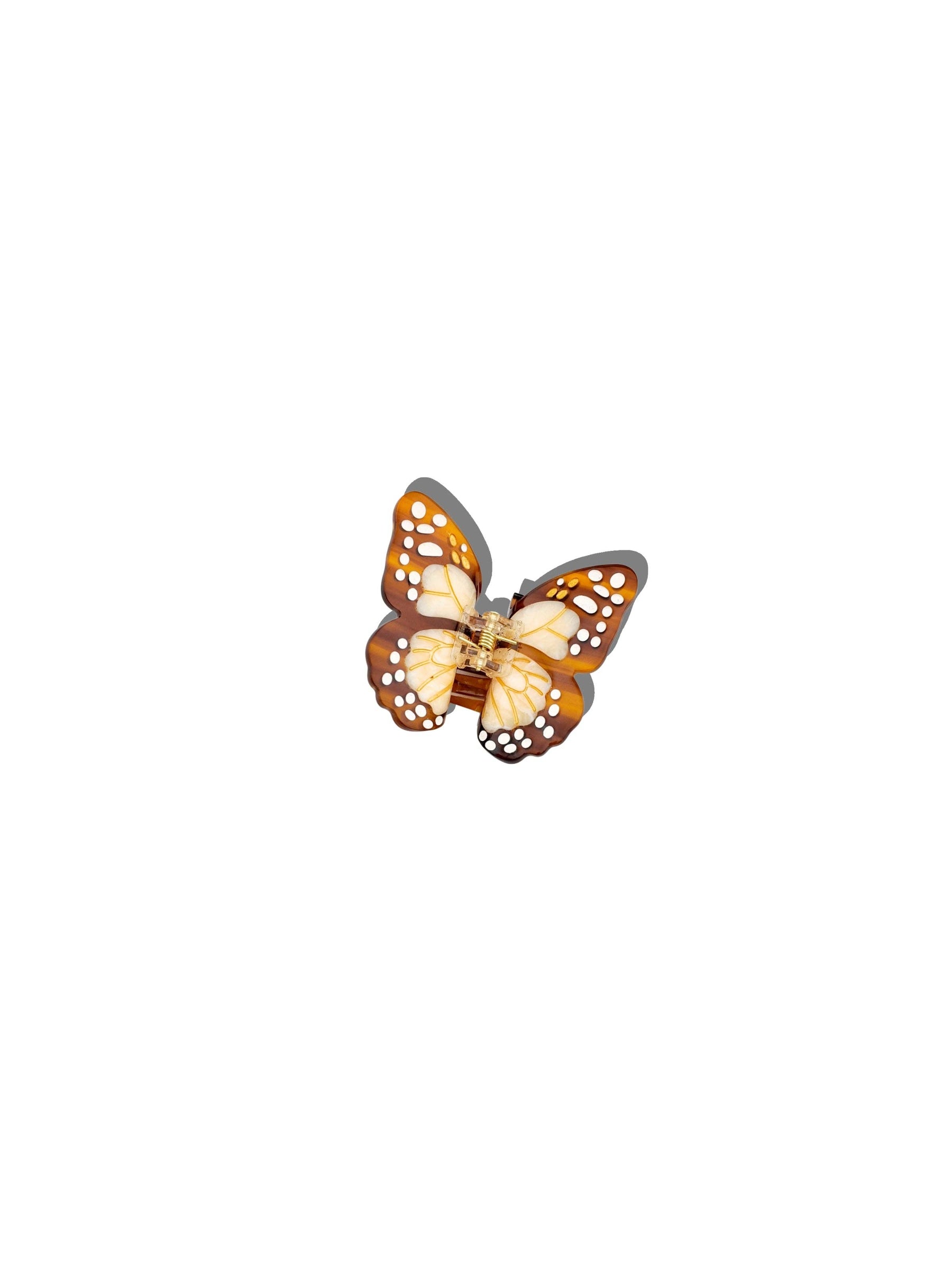 Claw Monarch Butterfly Brown Mini