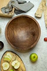 Peterman 21" Black Walnut Round Bowl