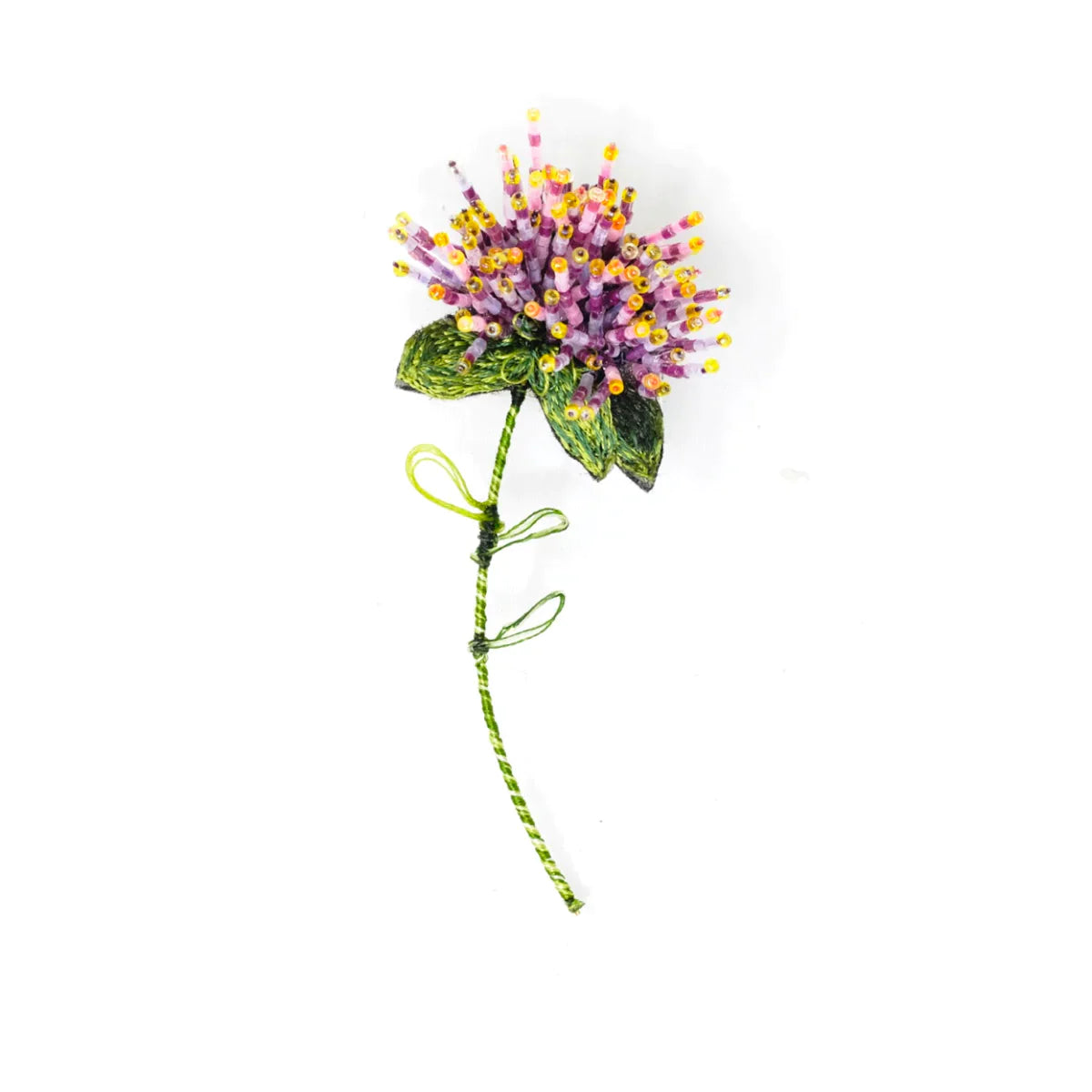 Brooch Globe Amaranth