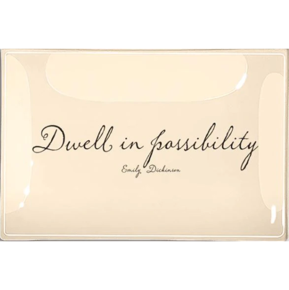 Decoupage Tray Dwell in Possibility