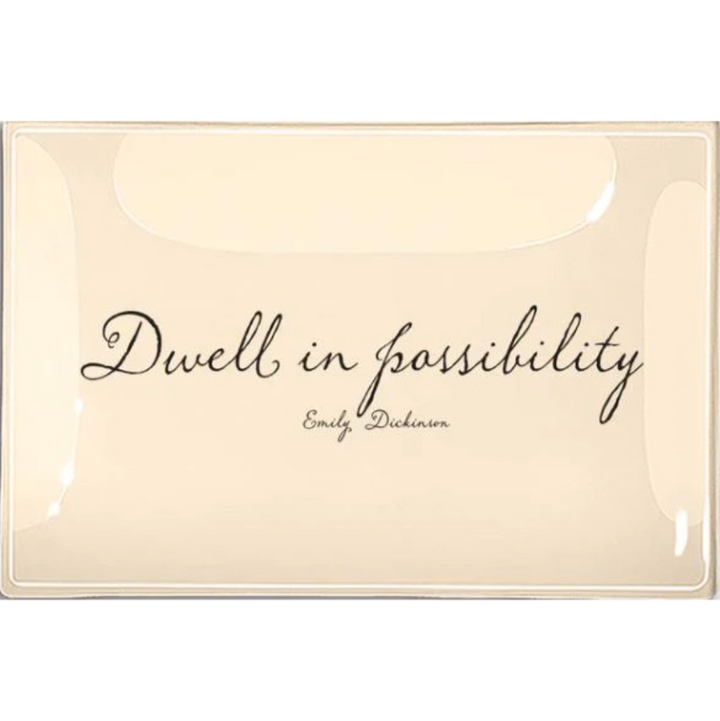 Decoupage Tray Dwell in Possibility