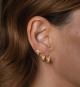 Bromelia Hoop Earrings