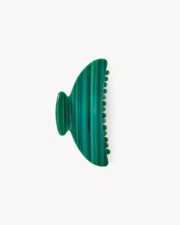 Midi Hair Clip Malachite