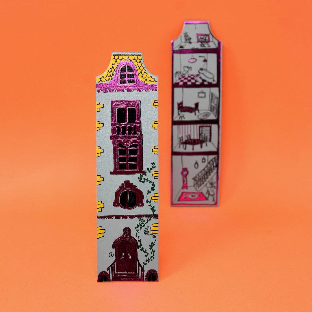 Dolls House Bookmark Heritage Blue
