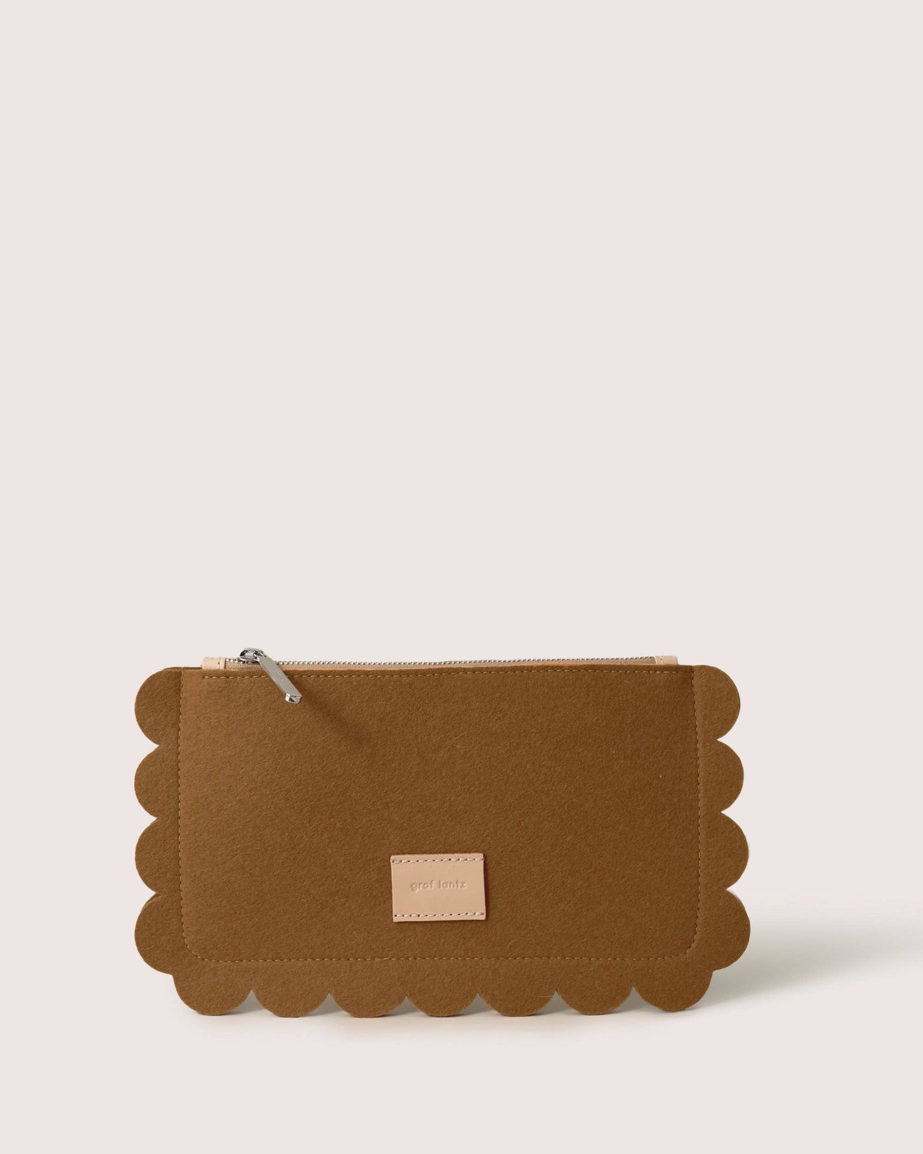 Wool Honey Clutch