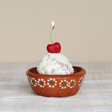 Beeswax Candle Cherries Set of 10
