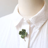 Brooch Vintage Clover