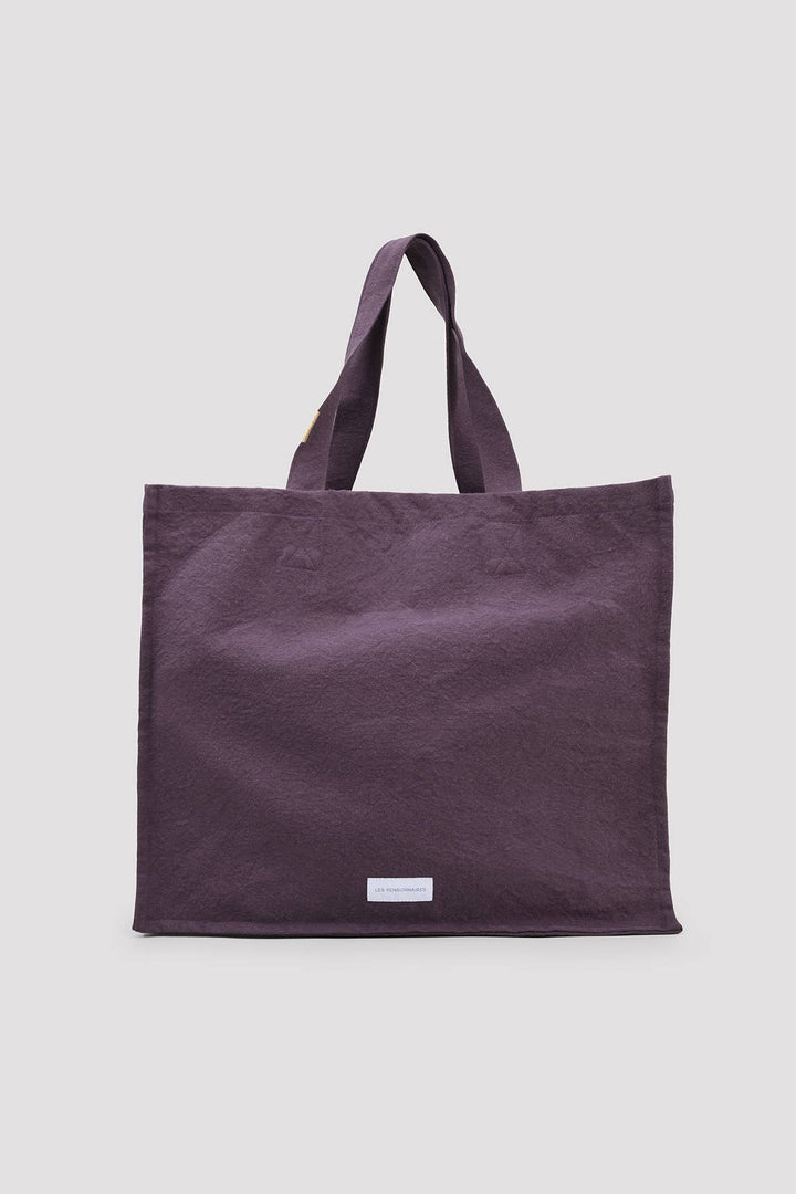 Eggplant Purple Canvas Tote