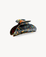 Midi Hair Clip Green Tortoise