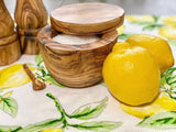 Natural Olive Salt Cellar