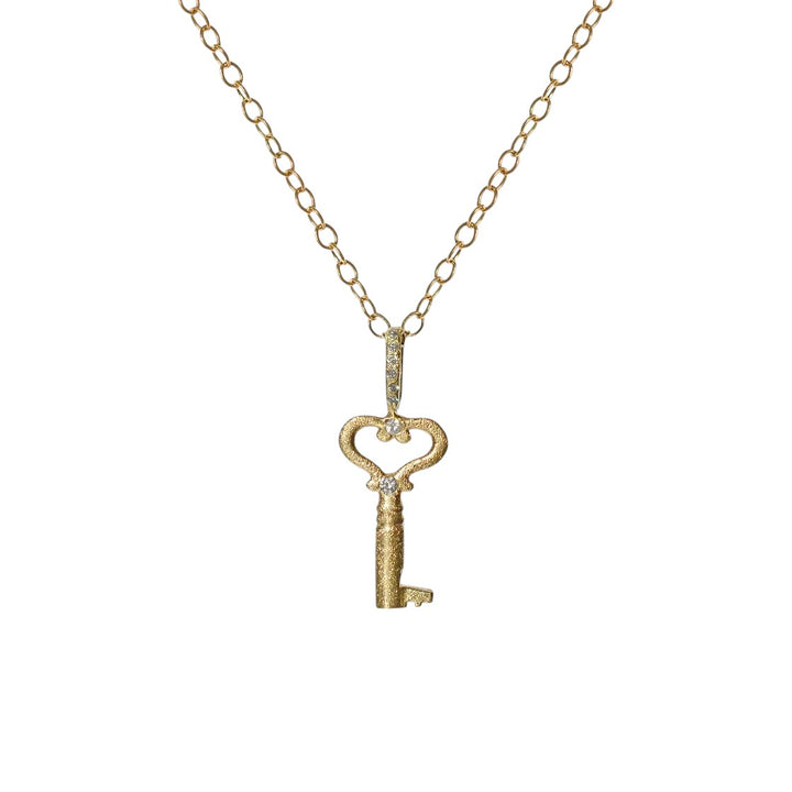 Heart Key Necklace
